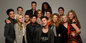 NEW YORK, NY - APRIL 17:  The cast and crew of the film G.B.F. attend the Tribeca Film Festival 2013 portrait studio on April 17, 2013 in New York City.  (Photo by Larry Busacca/Getty Images)